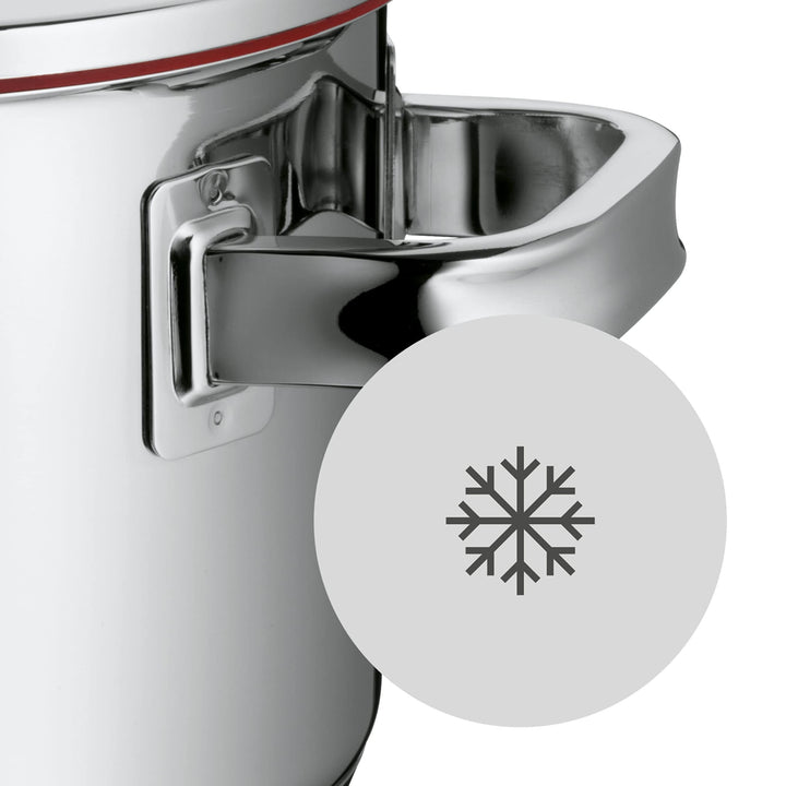 Topfset Induktion 5-teilig Edelstahl poliert mit 4-Funktion-Glasdeckel - Bild 8