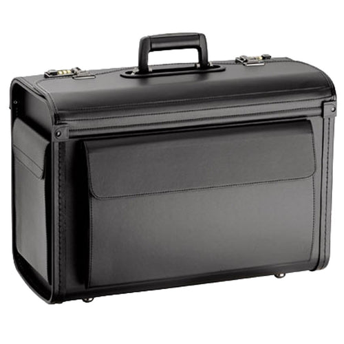 Pilotenkoffer Kunstleder 46 cm mit Zahlenschloss für Business