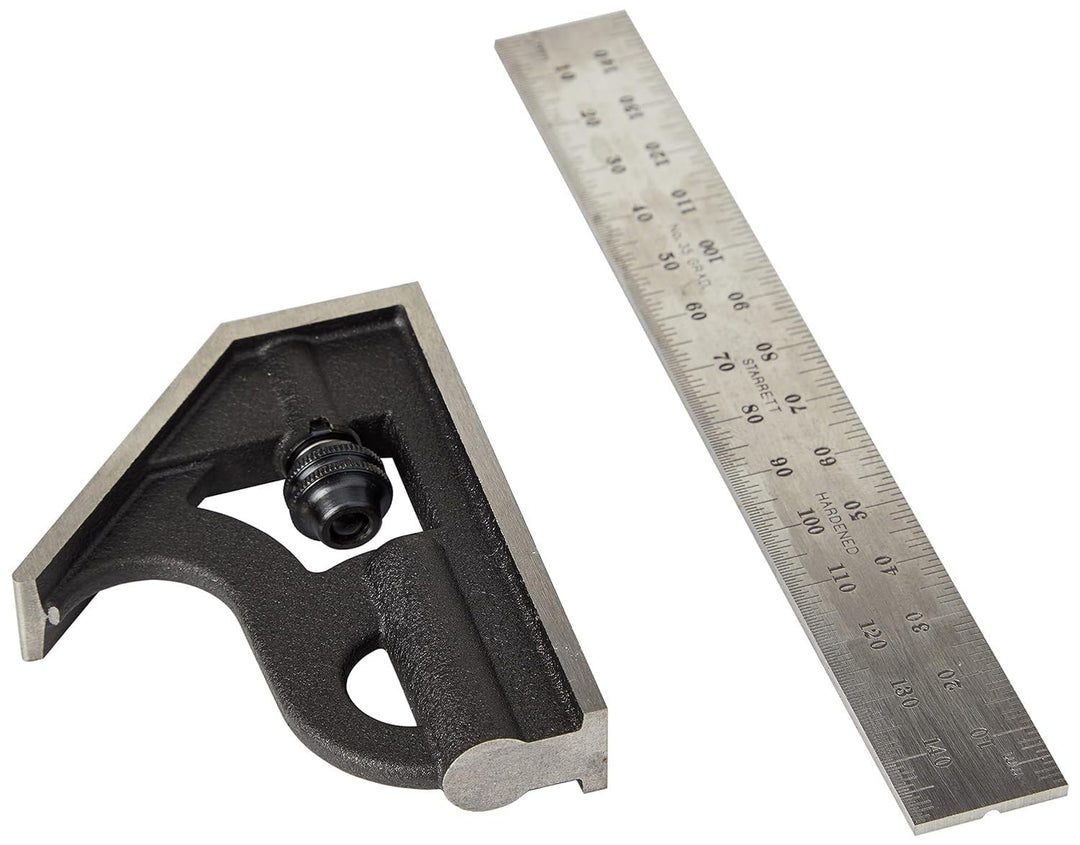 Kombinations-Winkelmassstab Gusseisen 150 mm Millimeter fuer Ausbildung - Bild 2