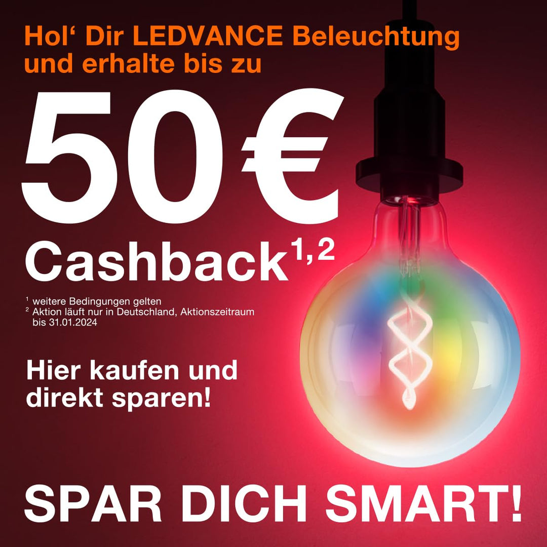 Smarte LED Deckenleuchte Weiss 450mm Tunable White dimmbar - Bild 10