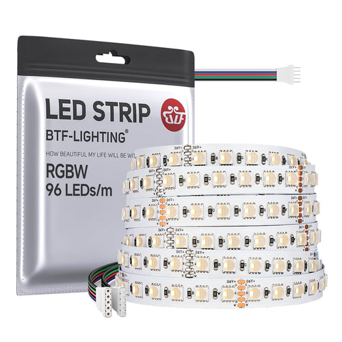 LED Streifen RGBWW 5050 SMD 24V 5m 96 LEDs/m 16 Mio. Farben