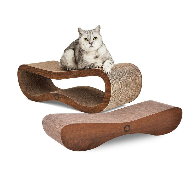 Kratzpappe Katze XXL Set Orbit &amp; Satellite 2.0 mit Katzenminze