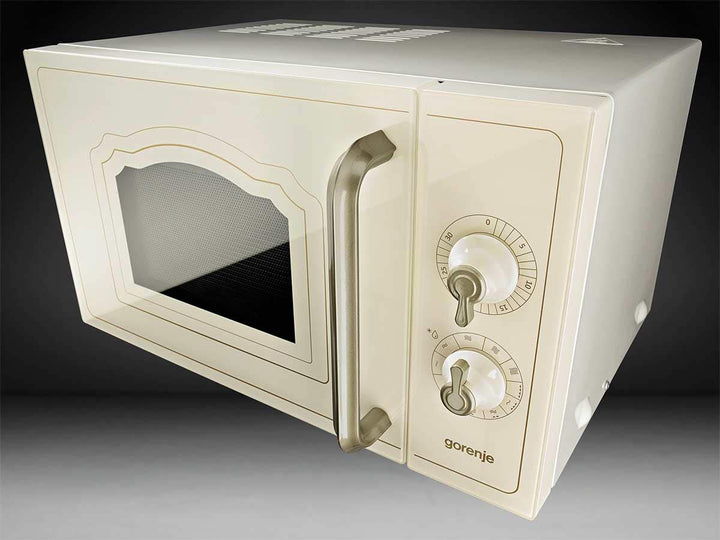 Stand-Mikrowelle mit Grill 20 L 700 W Retro-Design elfenbein - Bild 6