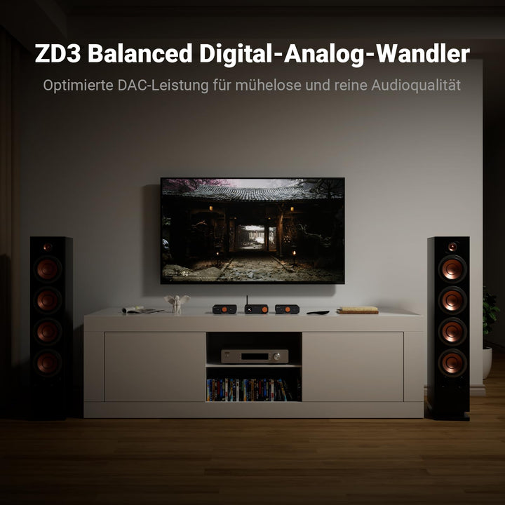 Desktop DAC Vorverstärker vollbalanciert ES9039Q2M HDMI ARC XLR - Bild 2