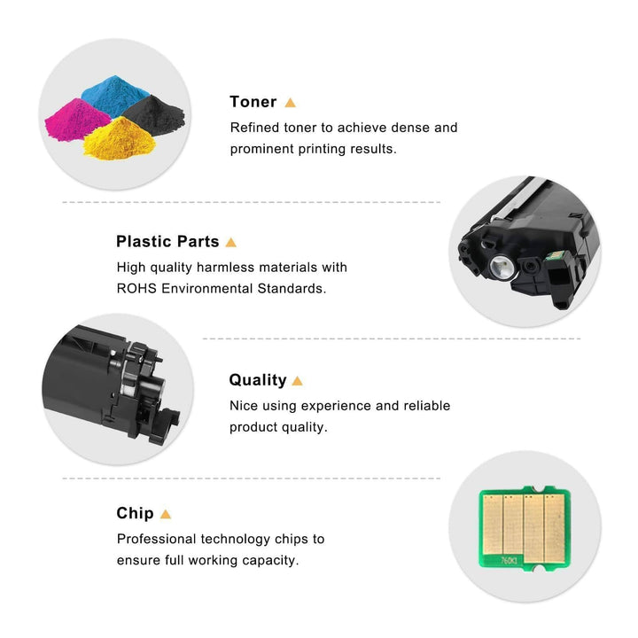 Toner-Set 4-Pack Schwarz/Cyan/Magenta/Gelb TN248XL mit Chip - Bild 7