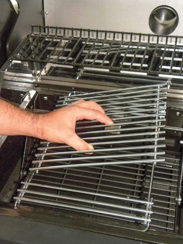 Grillrost verchromt 28x39 cm Rost-in-Rost-System für Gas- und Holzkohlegrill - Bild 3
