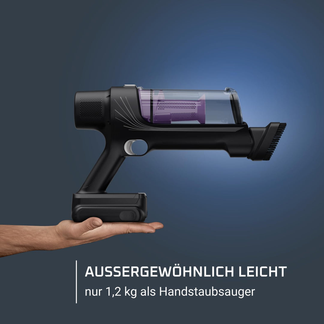 Akkustaubsauger 140W kabellos 45 Min. Laufzeit mit LED-Düse - Bild 4