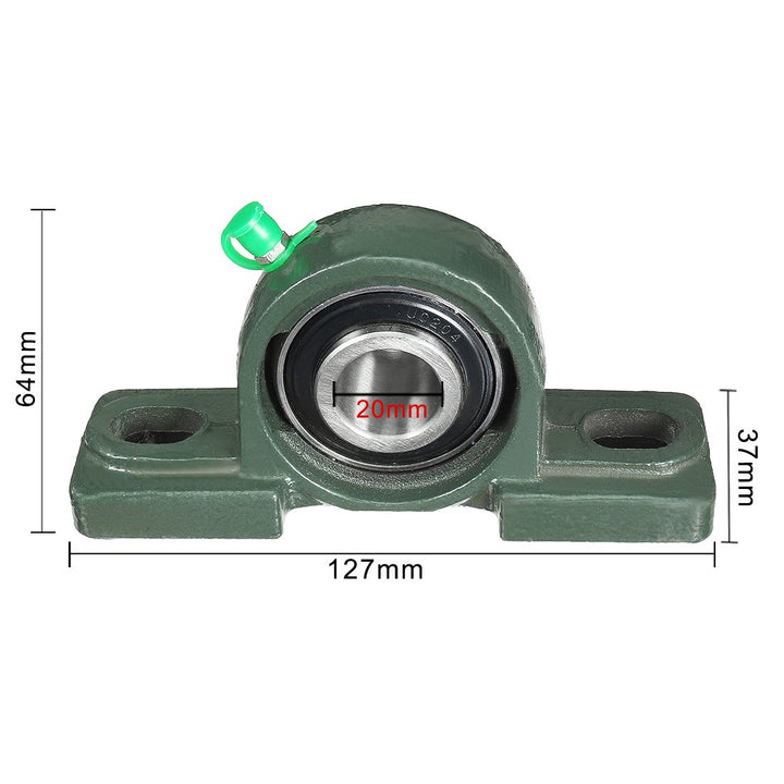 Stehlager UCP204 20mm Bohrung selbstausrichtend 2er-Set - Bild 3