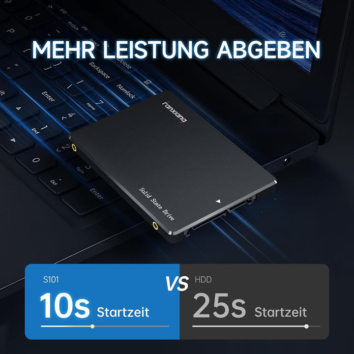 Interne SSD SATA III 2,5" 4 TB mit SLC-Cache, 550 MB/s Lesen - Bild 3