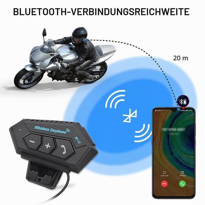 Motorrad Helm-Headset Bluetooth IP67 mit DSP-Rauschunterdrückung - Bild 6