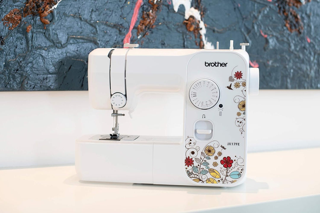 Nähmaschine elektrisch 17 Nähstiche Freiarm mit Tisch und Tasche - Bild 7