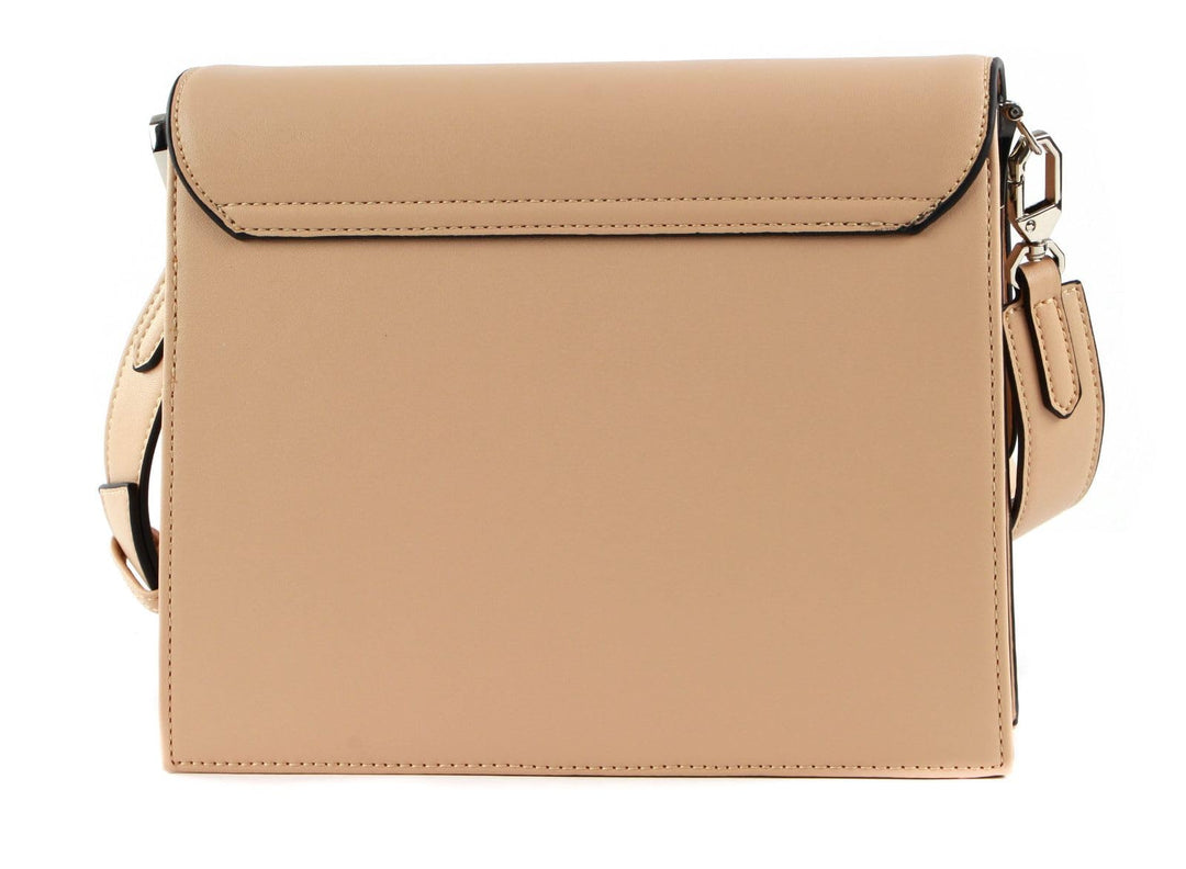 Crossbody Umhängetasche Midi 24 cm Light Camel mit Silber-Details - Bild 3