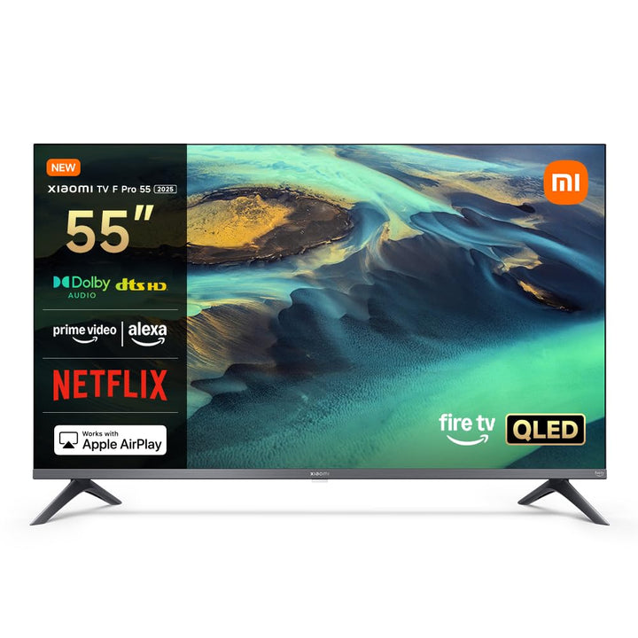 QLED Smart TV 55 Zoll 4K UHD HDR10+ Fire TV mit Alexa