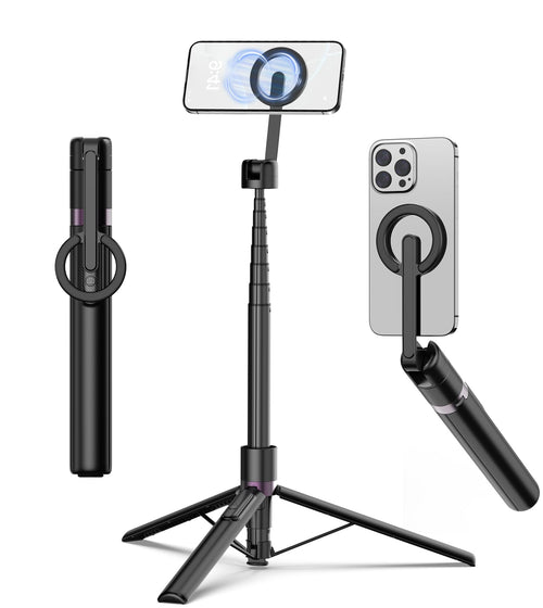 Selfie Stick Stativ MagSafe 173cm Aluminium mit Fernbedienung