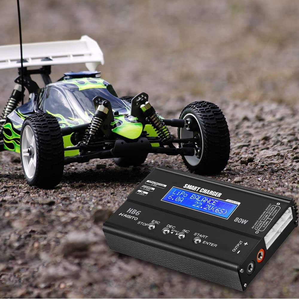 RC Akku Ladegerät 80W 6A LiPo/Li-Ion/LiFe/NiMH mit Balancer - Bild 6