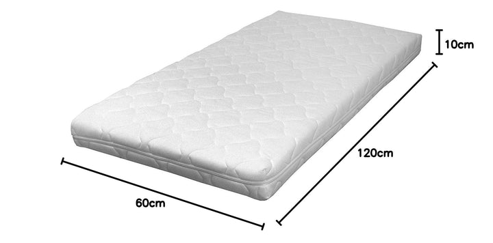 Babymatratze 60x120 cm Kaltschaum mit Trittkante, Oeko-Tex 100 - Bild 2