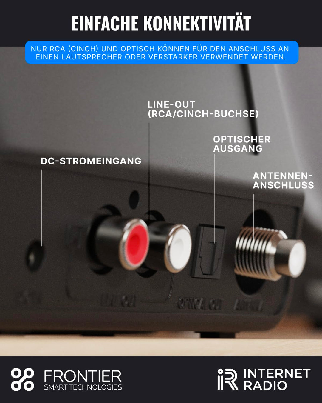 Internetradio-Tuner DAB+ mit Spotify Connect &amp; Bluetooth, Farbdisplay - Bild 6