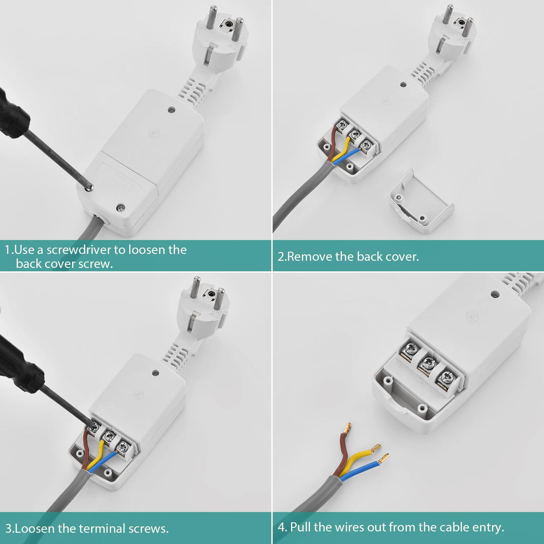 Küchenarmatur mit Durchlauferhitzer 3400W LED 360° drehbar Edelstahl - Bild 8