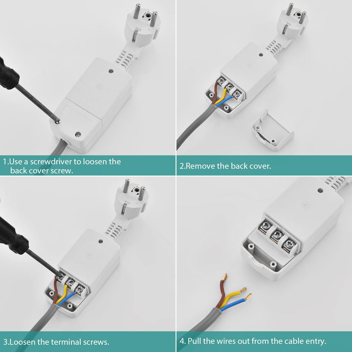 Küchenarmatur mit Durchlauferhitzer 3400W LED 360° drehbar Edelstahl - Bild 8