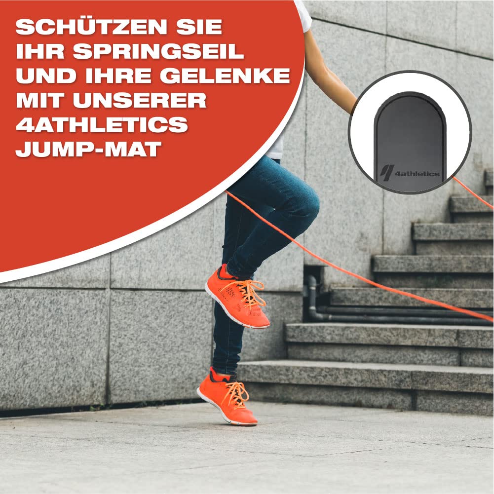 Sportmatte oval 139x62 cm TPE 8 mm für Seilspringen &amp; Yoga - Bild 3