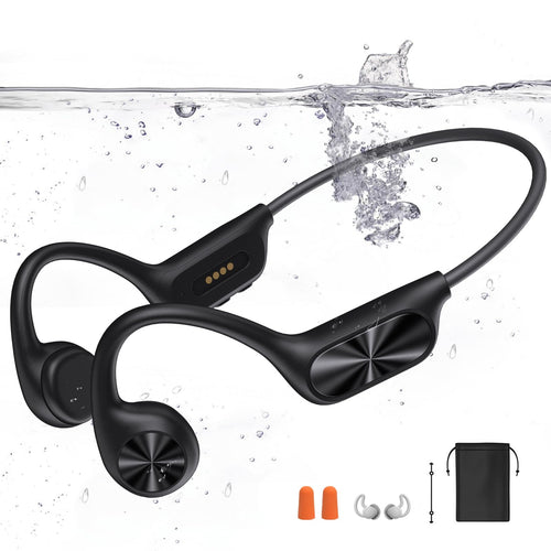 Knochenschall Kopfhörer IPX8 wasserdicht 32 GB MP3 Schwimmen