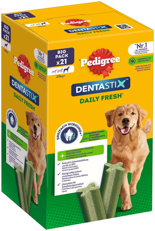 Zahnpflege-Kausnack grosse Hunde ab 25 kg Fresh 4x28 Stück