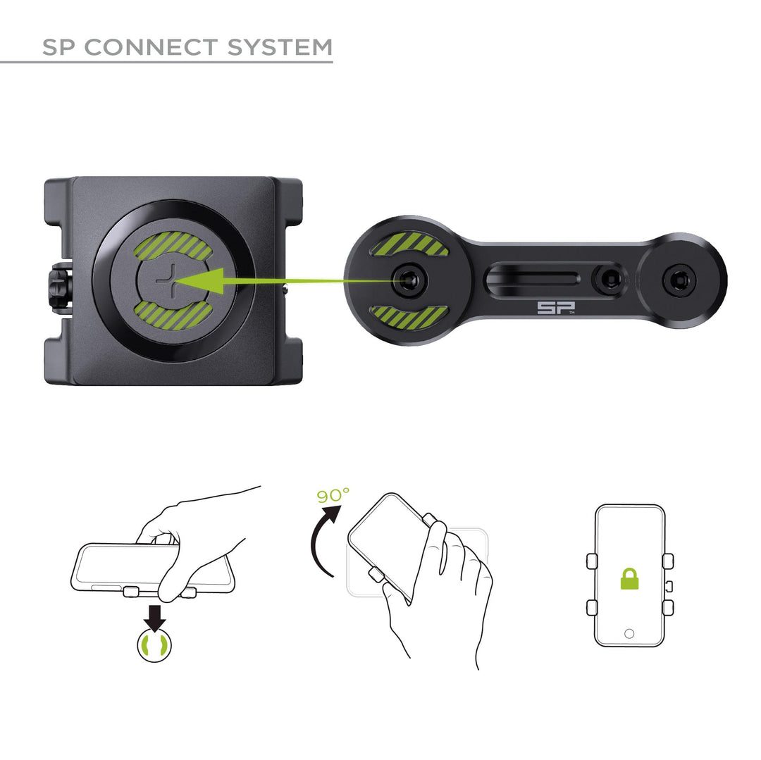 Smartphone-Halterung Motorrad Universal SPC+ mit Drehverschluss - Bild 3