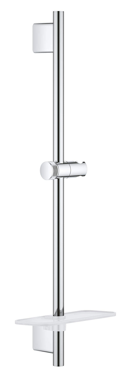 Brausestange 60 cm Chrom mit Ablage und QuickFix-Montage