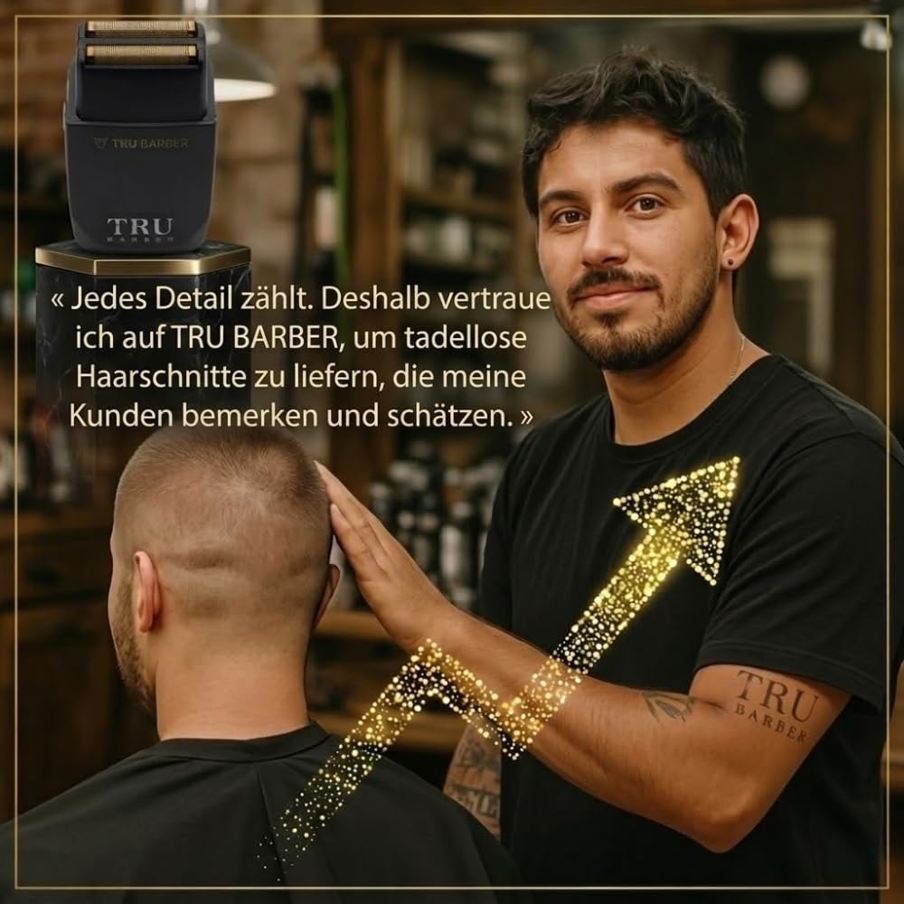 Folienrasierer Glatze &amp; Bart 9000 U/min Titanfolie USB-C - Bild 3