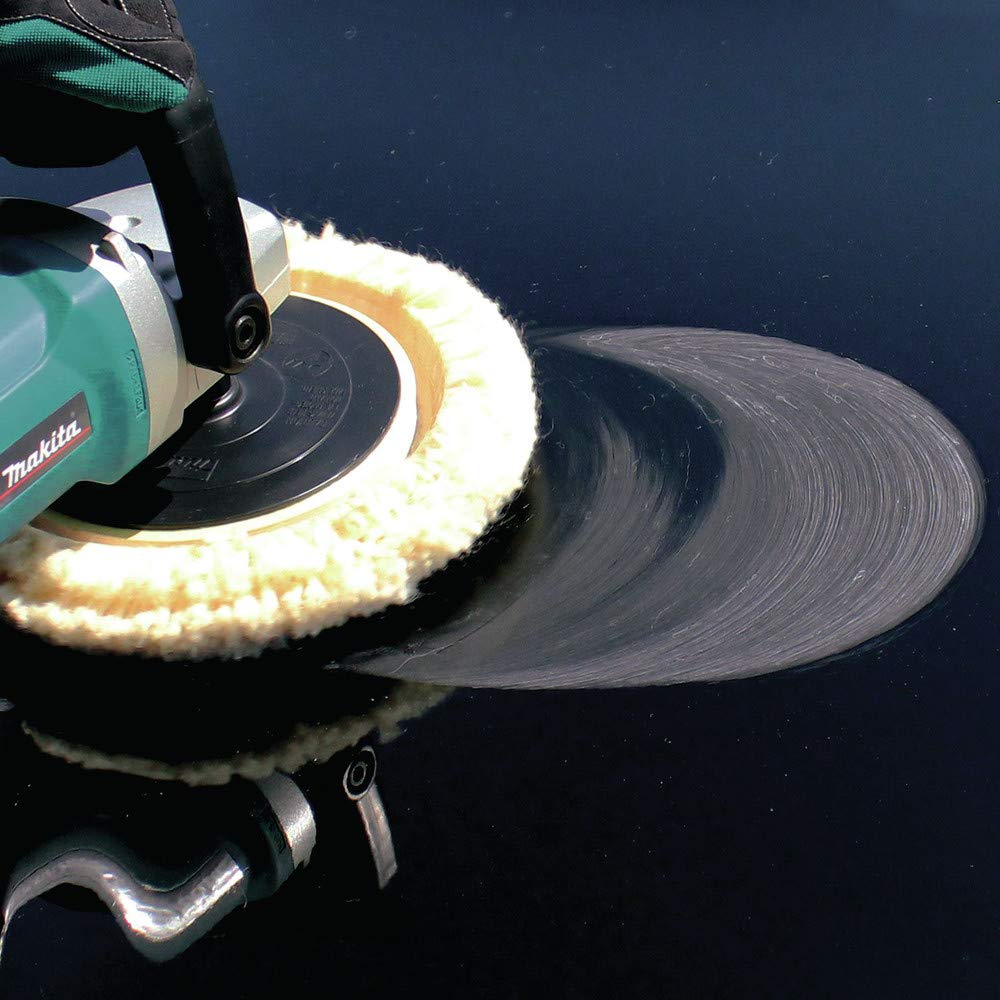 Polierhaube 180 mm Klett für Poliermaschinen weiss - Bild 5