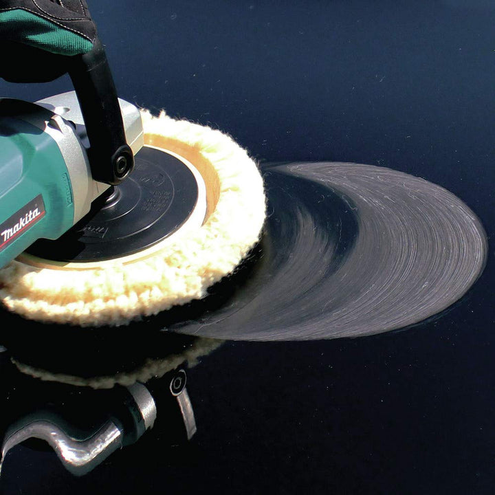 Polierhaube 180 mm Klett für Poliermaschinen weiss - Bild 5