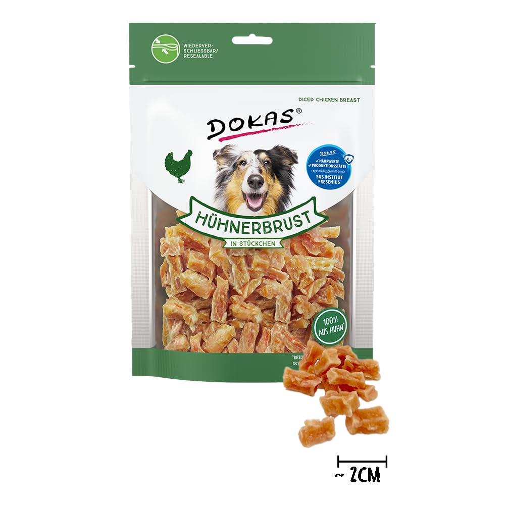 Hundetraining Snack Hühnerbrust luftgetrocknet glutenfrei 9x200g - Bild 3