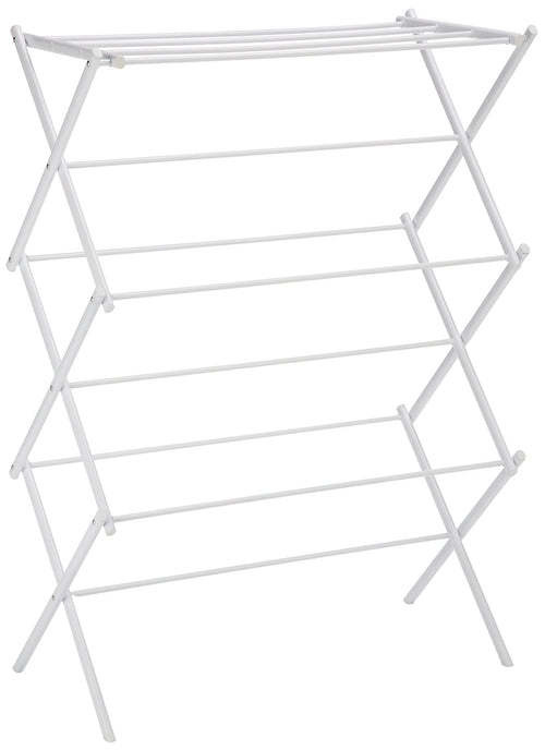 Wäscheständer klappbar Stahl weiss 74.9 x 106 cm