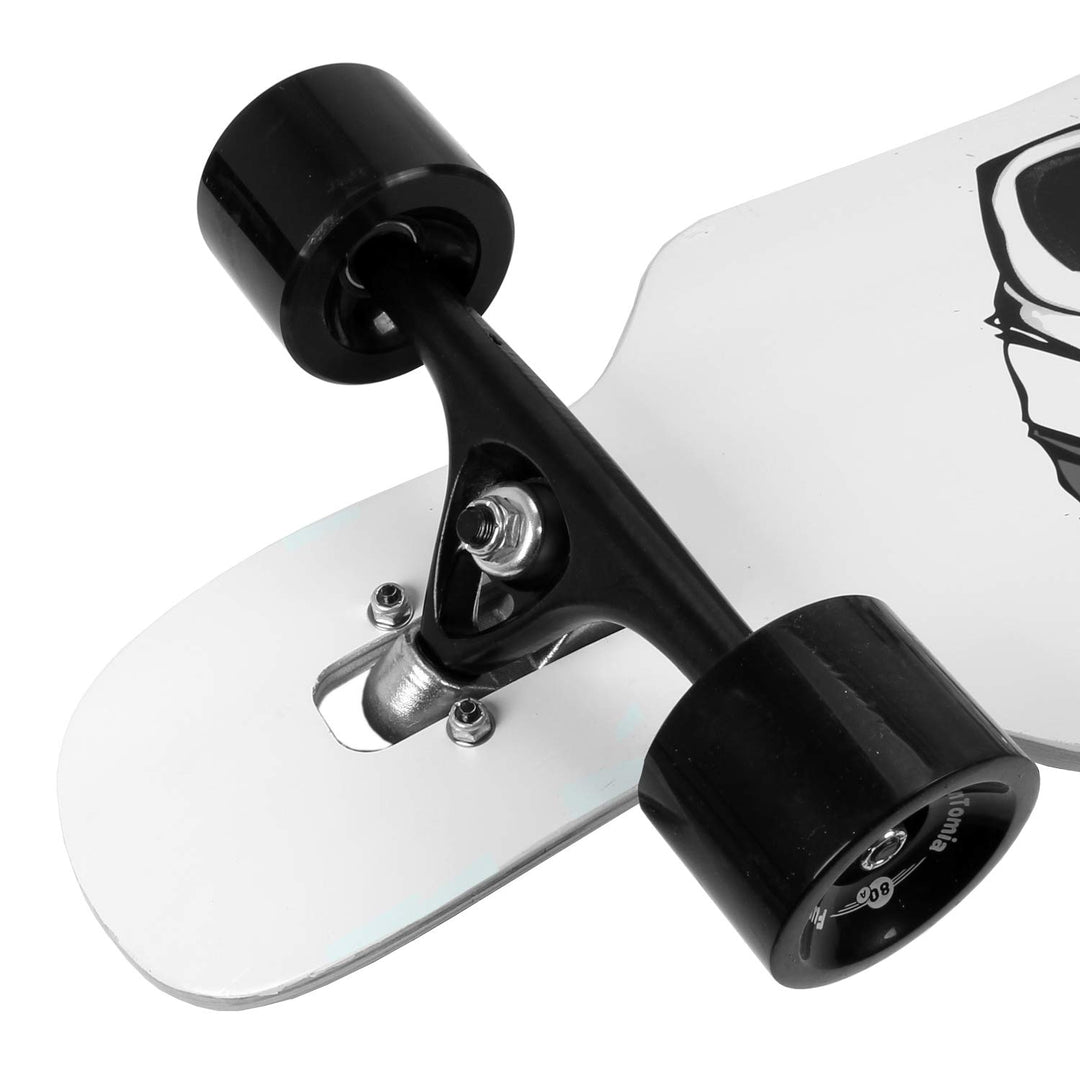 Camber Longboard Ahornholz 106cm Drop-Through Flex2 bis 84kg - Bild 5
