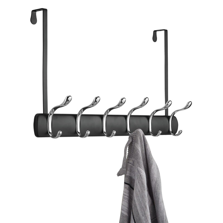 Türgarderobe zum Einhängen Metall 12 Haken 2er-Set Flur Bad - Bild 4