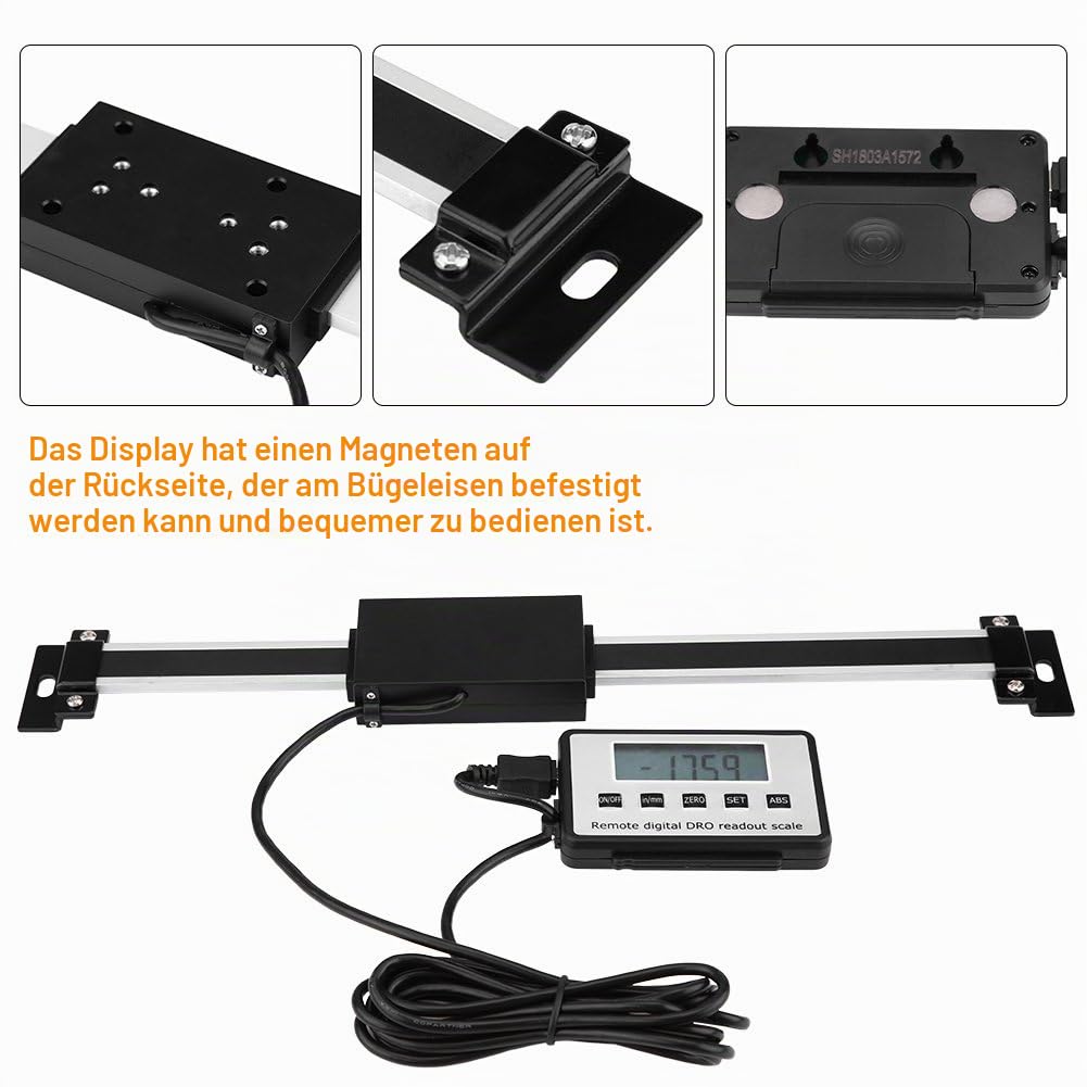 Digital-Messschieber 0–600 mm mit LCD-Display für Fräs- und Drehmaschinen - Bild 5