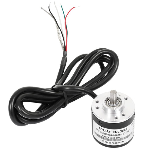 Inkrementaler Drehgeber 600 P/R 5-24V DC 6mm Welle für MCU/SPS