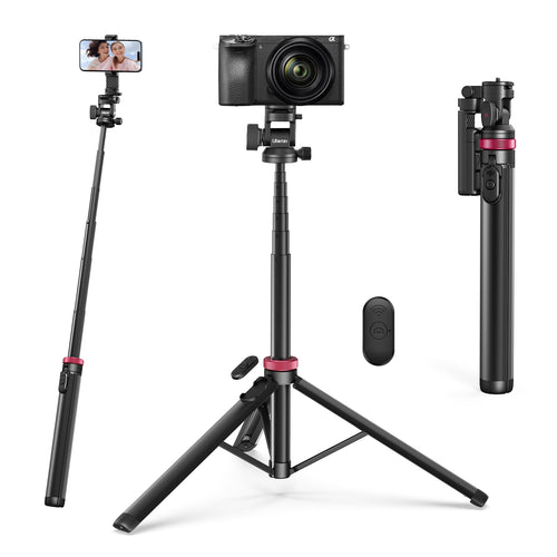 Stativ 3-in-1 Selfie-Stick 185cm mit Bluetooth-Fernbedienung