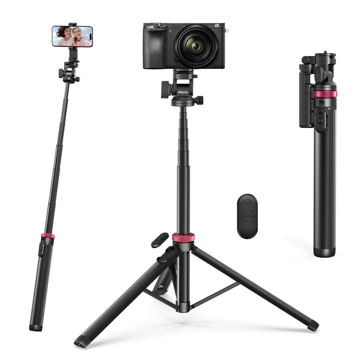 Stativ 3-in-1 Selfie-Stick 185cm mit Bluetooth-Fernbedienung