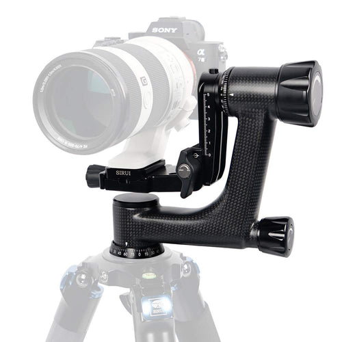 Gimbal Stativkopf Karbon 15 kg Tragkraft 360° Panorama Arca-Swiss