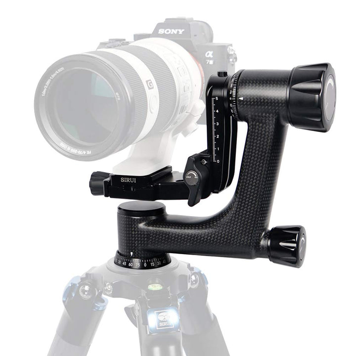 Gimbal Stativkopf Karbon 15 kg Tragkraft 360° Panorama Arca-Swiss