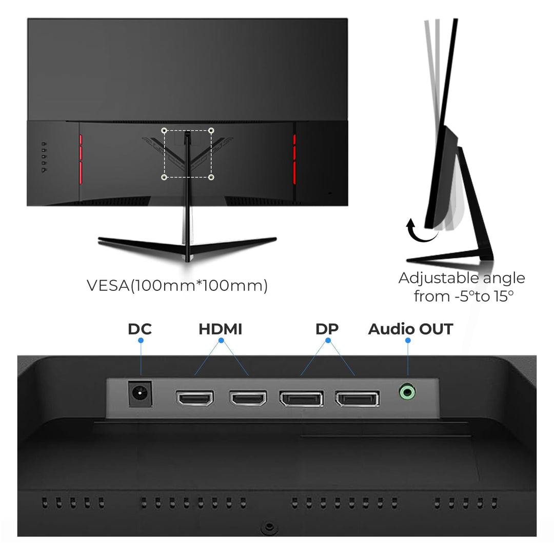 4K Monitor 32 Zoll VA-Panel 3840x2160 UHD HDR HDMI/DP VESA - Bild 7