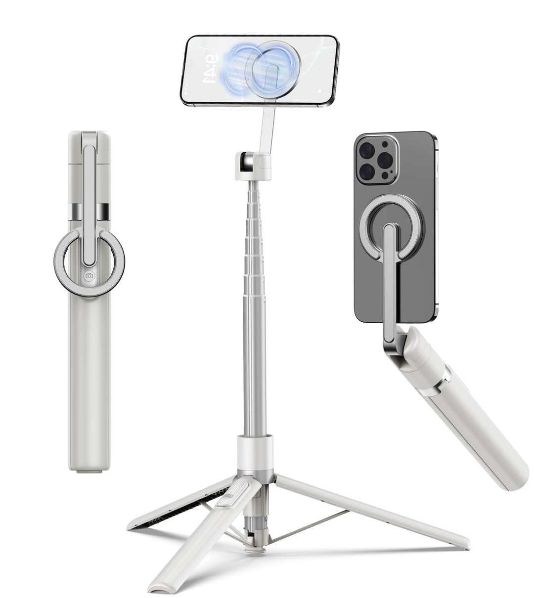 Selfie Stick Stativ MagSafe magnetisch 173 cm Aluminium faltbar
