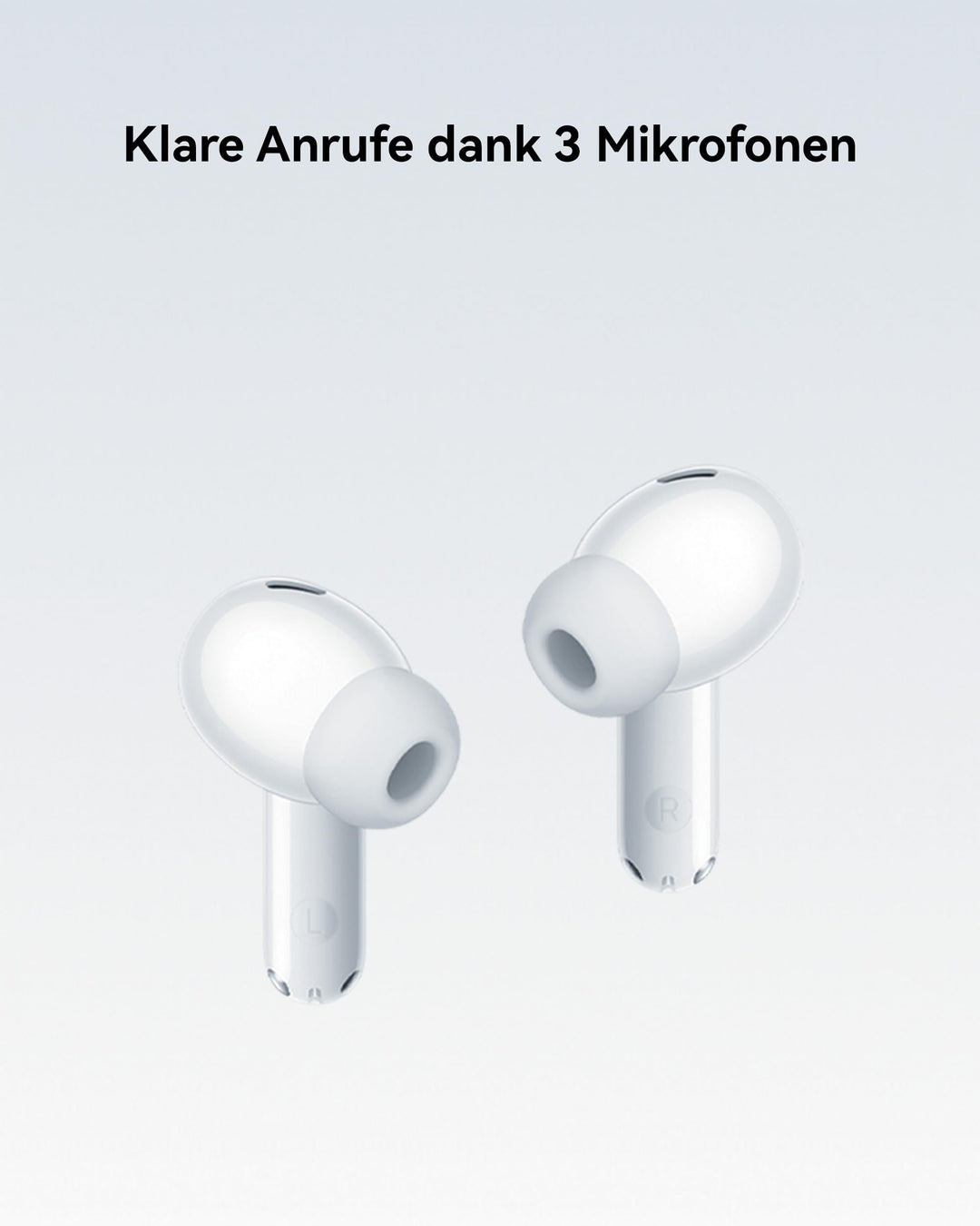 In-Ear Kopfhörer Bluetooth 5.4 ANC 50h Akku IP54 Weiss - Bild 7