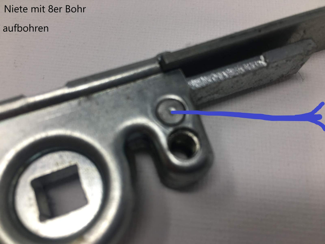Schneckengehäuse Getriebeschloss für Fenster- und Balkontürgetriebe - Bild 7
