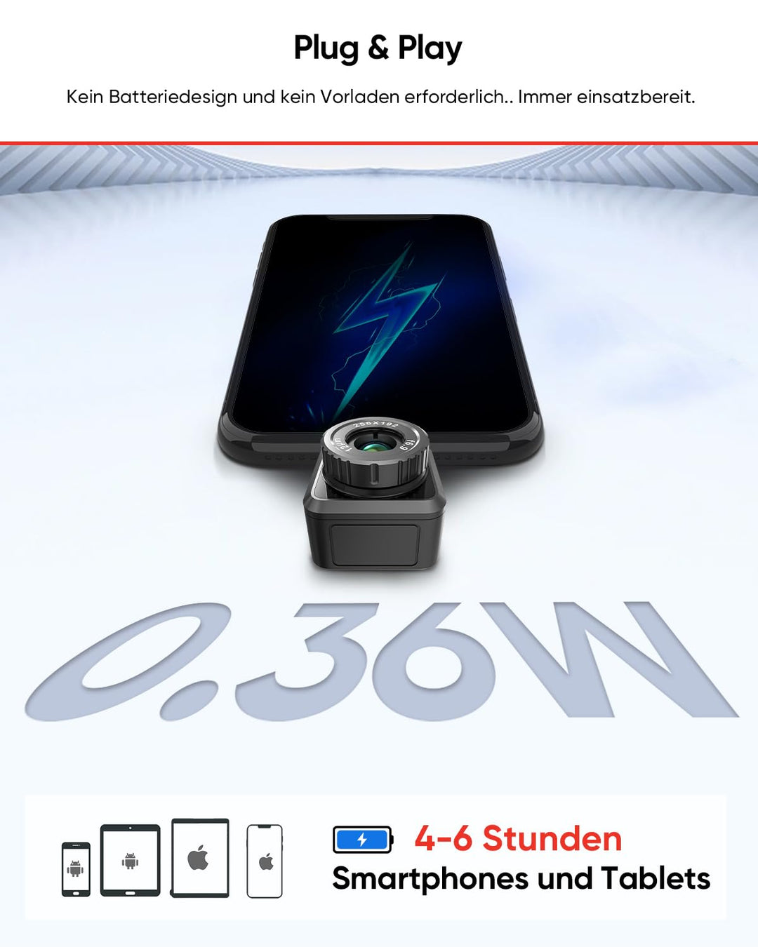 Wärmebildkamera Smartphone 512x384 SuperIR USB-C für Inspektion - Bild 12