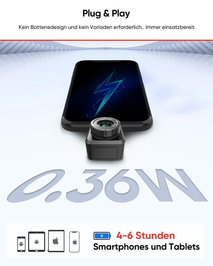 Wärmebildkamera Smartphone 512x384 SuperIR USB-C für Inspektion - Bild 12