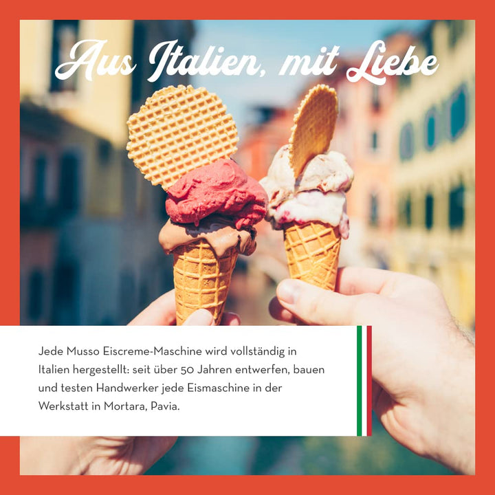 Eismaschine mit Kompressor Edelstahl 0,75 l Gelato Sorbet Slush - Bild 4
