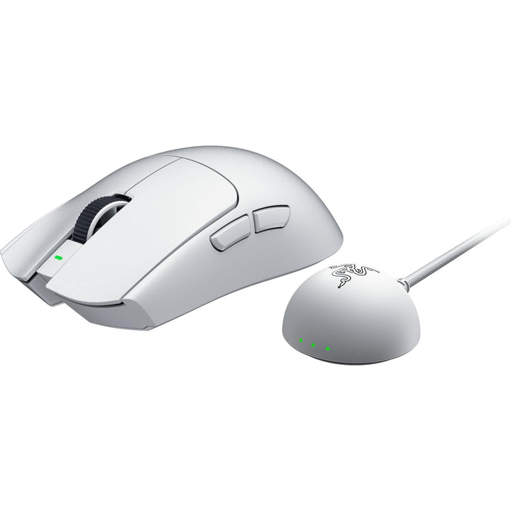 Gaming-Maus kabellos ultraleicht 50g 8kHz 50K Sensor weiss