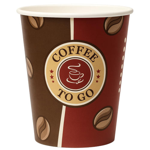 Pappbecher Coffee to go 200ml 8oz Weiss 1000 Stück Made in Germany